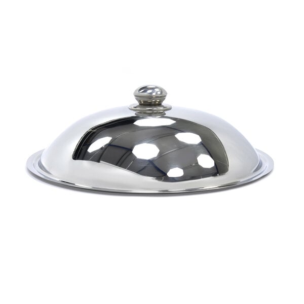 Wok Deksel RVS Inductie | Perfect passend | Ergonomisch handvat | Vaatwasserbestendig | Ø360x80(h)mm