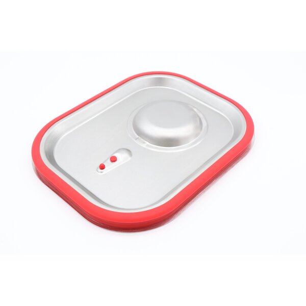 Gastronorm Deksel RVS | Luchtdicht rubber | Omgevouwen randen | Vaatwasmachinebestendig | 300x245x23(h)mm