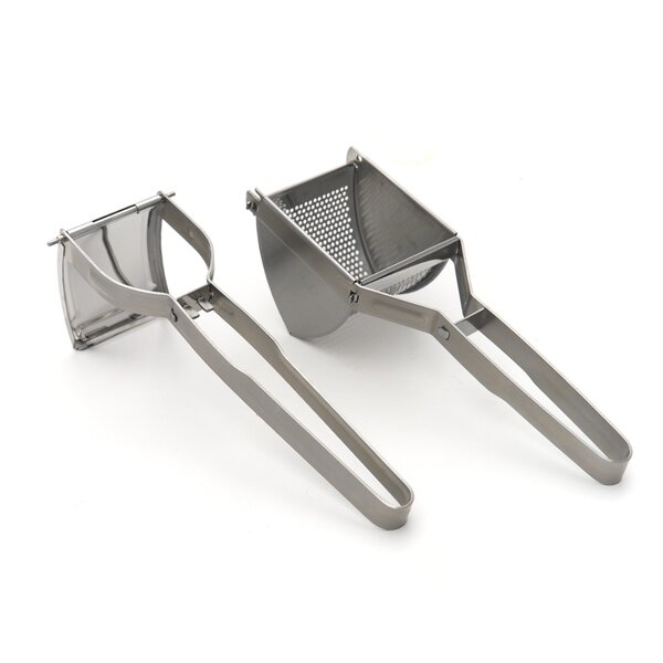 Aardappelpers | RVS | Lange handgrepen | Vaatwasserbestendig | 290x95x140(h)mm