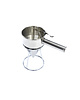 Maxima Beslagdispenser RVS | Doseerknop | Statief | Vaatwasserbestendig | 200x150x210(h)mm 