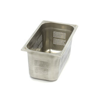 Maxima GN-Bak | RVS | 1/3 GN | Hoogte 150mm | Geperforeerd | 325x176x150(h)mm