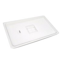 Maxima Gastronorm Deksel Polycarbonaat | Vaatwasserbestendig | Ruimtebesparend stapelbaar | 525x322x26(h)mm 
