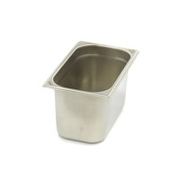 Maxima Gastronorm Bak RVS | Stapelbaar | Vaatwasmachinebestendig | Omgevouwen randen | 265x162x150(h)mm 