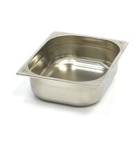 Maxima Gastronorm Bak RVS | Stapelbaar | Vaatwasmachinebestendig | Omgevouwen randen | 325x265x100(h)mm