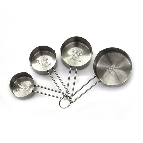 Maatbeker Set | RVS | Vaatwasmachinebestendig | 165x85x46(h)mm