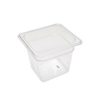 Maxima GN-Bak | Polycarbonaat | 1/6 GN | Hoogte 147mm | 176x163x147(h)mm 