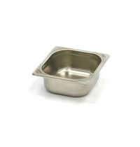 Maxima Gastronorm Bak RVS | Stapelbaar | Vaatwasmachinebestendig | Omgevouwen randen | 176x162x65(h)mm 
