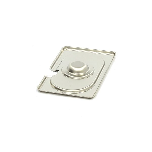 GN-Deksel | RVS | 1/9 GN | Handgreep | Lepeluitsparing