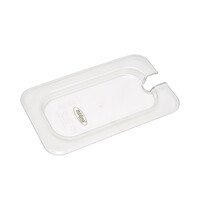 Maxima GN-Deksel | Polycarbonaat | 1/9 GN | Lepeluitsparing 