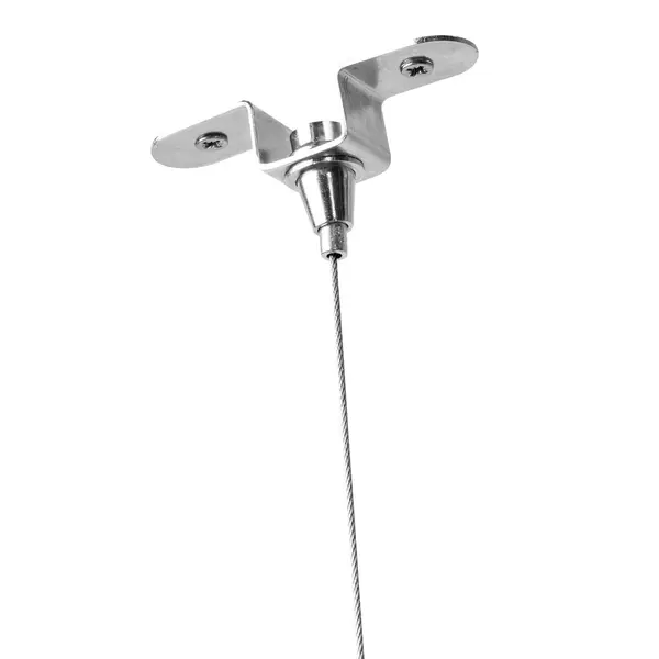 Hangende Kliklijst | VERTICO | Aluminium | Zilvergrijs | B1-Formaat | Dubbelzijdig | Rand 32mm | Incl. Plafondbevestiging (≤1450mm)