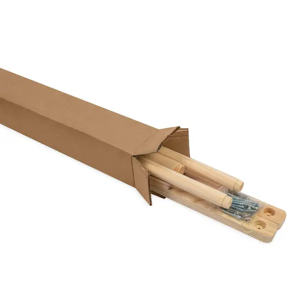 Inklapbaar Strandstoelframe | Hout | Naturel | In-/Outdoor | Zelfmontage | 570x950x830(h)mm