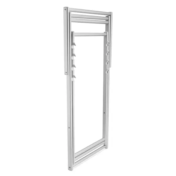 Inklapbaar Strandstoelframe | Aluminium | Zilvergrijs | In-/Outdoor | 530x950x660(h)mm
