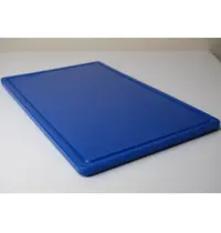 ECW Snijplank | HDPE | Blauw | HACCP | Antibacterieel | Sapgeul | 325x265x15(h)mm 