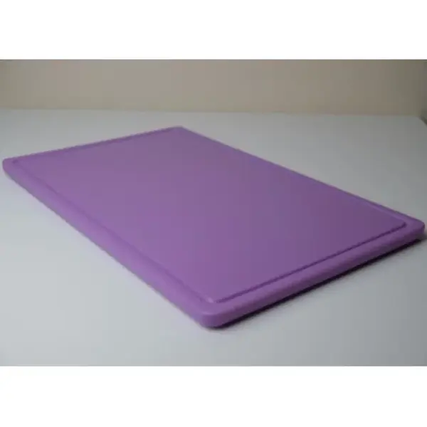Snijplank | HDPE | Paars | HACCP | Antibacterieel | Sapgeul | 530x325x15(h)mm