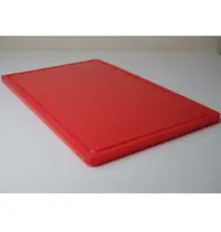 ECW Snijplank | HDPE | Rood | HACCP | Antibacterieel | Sapgeul | 530x325x15(h)mm