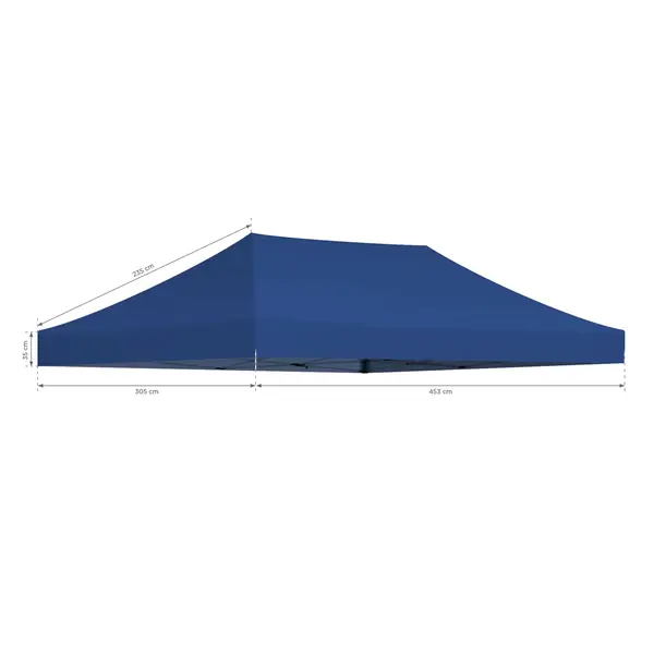 Dakdoek | BLANC/EVEREST | Blauw | Polyester | Waterdicht | 4500x3000mm