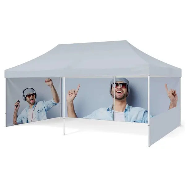 Opvouwbaar Partytentframe | BLANC | Staal | Wit | Incl. Roltas | 6000x3000x3430(h)mm