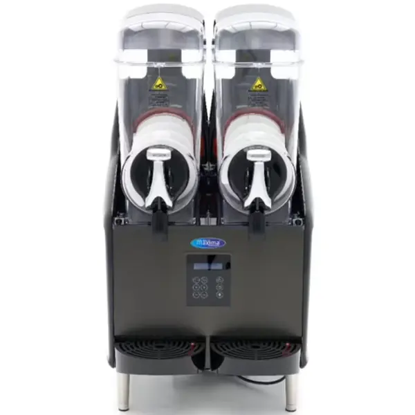 Slushmachine | 2x 12L | Instelbare Slushdikte | Interne Verlichting | 0.77kW (230V) | 500x600x940(h)mm