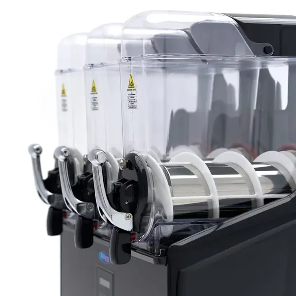 Slushmachine | 3x 12L | Instelbare Slushdikte | Interne Verlichting | 1.04kW (230V) | 710x600x940(h)mm