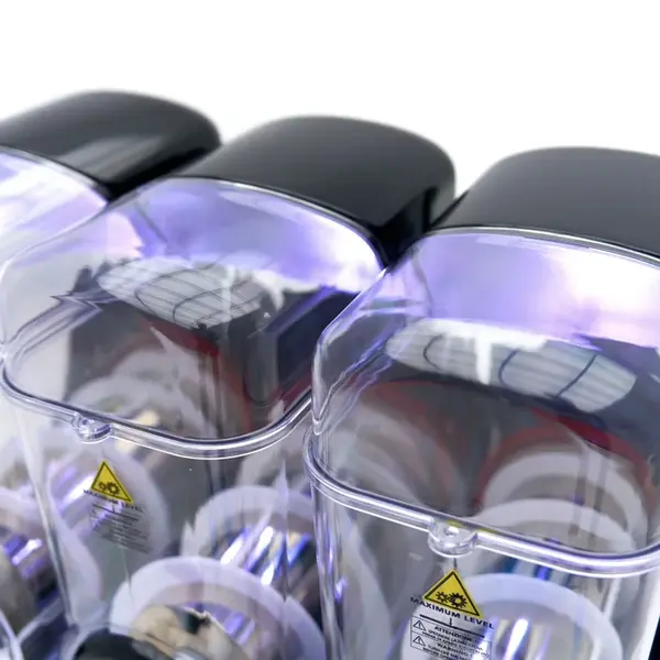 Slushmachine | 3x 12L | Instelbare Slushdikte | Interne Verlichting | 1.04kW (230V) | 710x600x940(h)mm