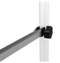 Luxus Lage Dwarsbalk | BLANC/EVEREST | Aluminium | 4500mm 