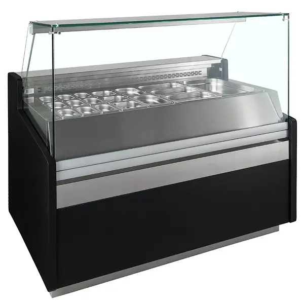 Koeltoonbank | SPIDER | 4x 1/1 GN | -1°C/+5°C | Geforceerd | Gekoelde Reserve | Kantelruit | 1505x960x1235(h)mm