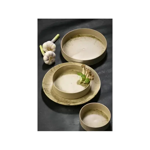 Kommen | SAVANNE | Porselein | Beige | 70cl | 4 Stuks | Ø180x43(h)mm