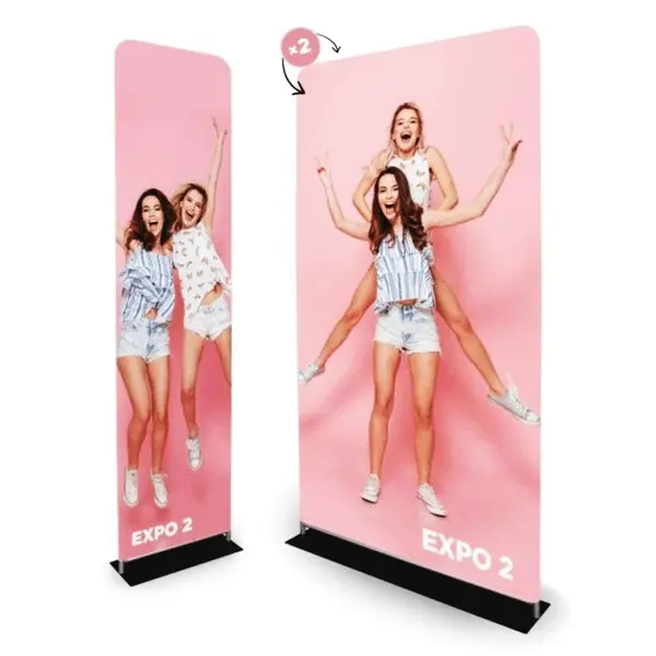 Beursframe | ATLANTIS EXPO | Aluminium/Staal | Dubbelzijdig | Incl. Draagtas | 1502x250x2300(h)mm