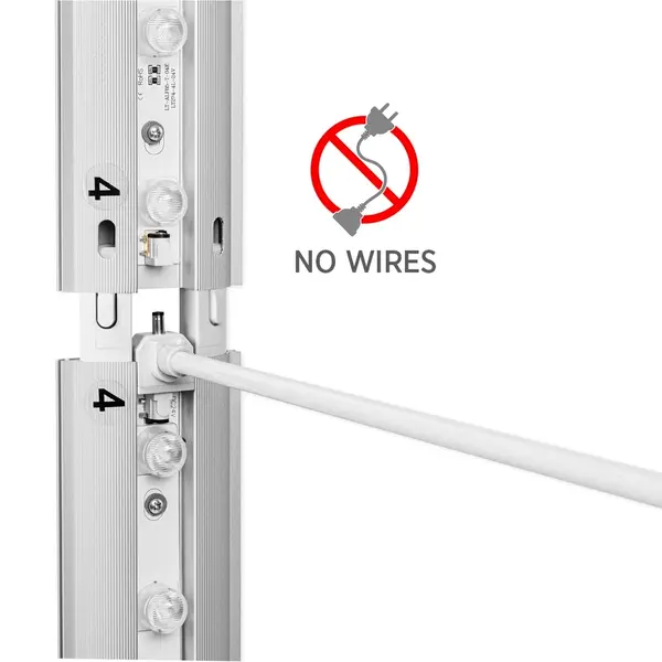 LED-Frame | BOX™ 2.0 | Aluminium | Dubbelzijdig | Modulair | Incl. Rolkoffer | 1000x85x2500(h)mm