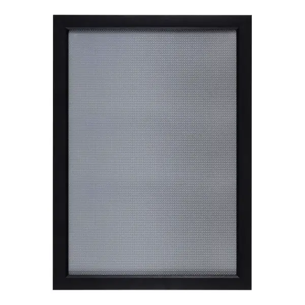 Kliklijst | Aluminium | Zwart (Mat) | A3-Formaat | Rand 25mm | Incl. Wandbevestiging | 328x451mm