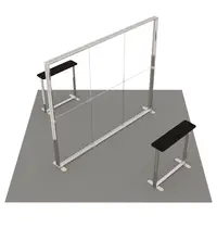 Luxus Beursstandset | LUMIX™ | LED-Frame + 2 LED-Counters | ±16m² | Modulair