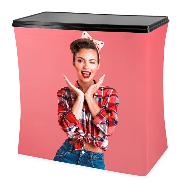 Beurskoffer/-Counter | Kunststof | Riemsluiting | Wielen | 1040x510x380/1040(h)mm