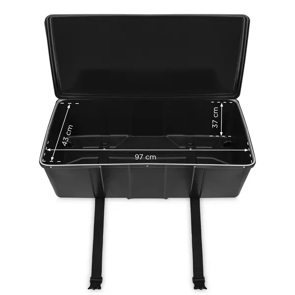 Beurskoffer/-Counter | Kunststof | Riemsluiting | Wielen | 1040x510x380/1040(h)mm