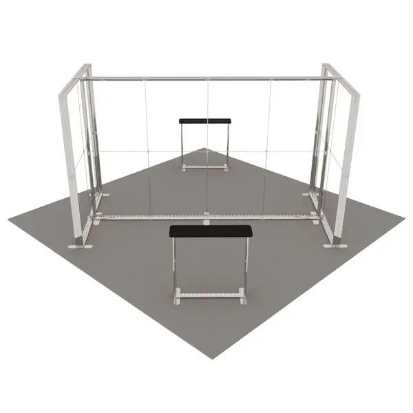 Beursstandset | LUMIX™ | 3 LED-Frames + 2 LED-Counters | ±25m² | Modulair | 5000x5000mm