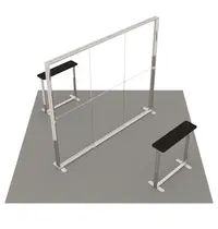 Luxus Beursstandset | LUMIX™ | LED-Frame + 2 LED-Counters | ±16m² | Modulair | 4000x4000mm 