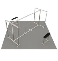 Luxus Beursstandset | LUMIX™ | 3 LED-Frames + 2 LED-Counters | ±36m² | Modulair | 6000x6000mm