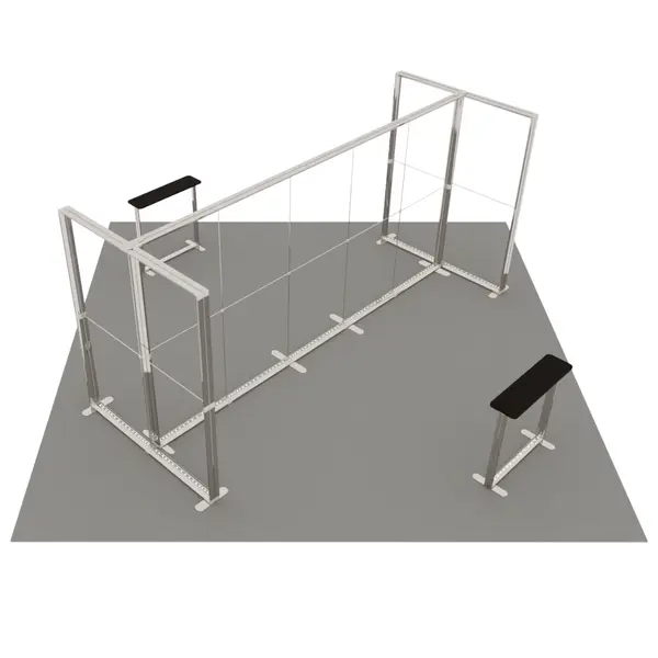 Beursstandset | LUMIX™ | 3 LED-Frames + 2 LED-Counters | ±36m² | Modulair | 6000x6000mm