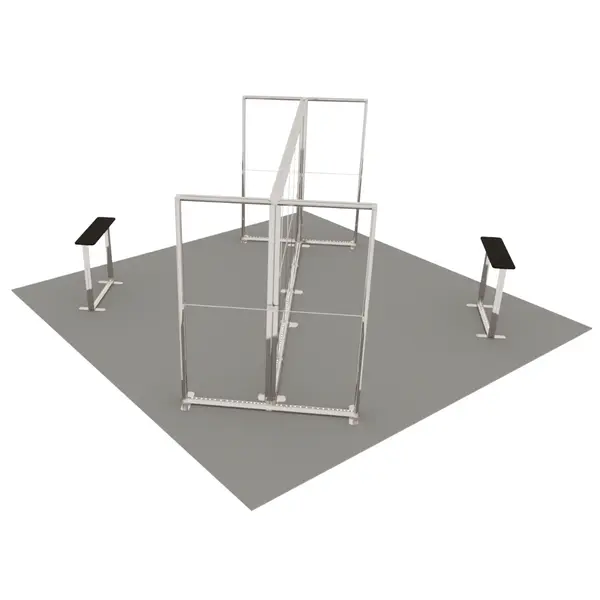 Beursstandset | LUMIX™ | 3 LED-Frames + 2 LED-Counters | ±36m² | Modulair | 6000x6000mm