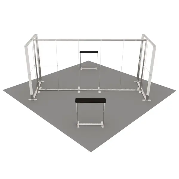 Beursstandset | LUMIX™ | 3 LED-Frames + 2 LED-Counters | ±36m² | Modulair | 6000x6000mm