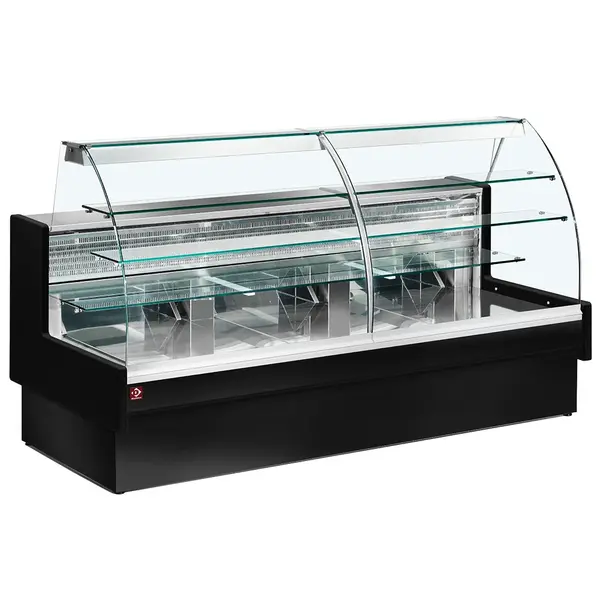 Gebak-/Patisseriekoeltoonbank | VERONA | Ladensysteem | +4°C/+6°C | Statisch | Kantelruit | 1400x980x1237(h)mm