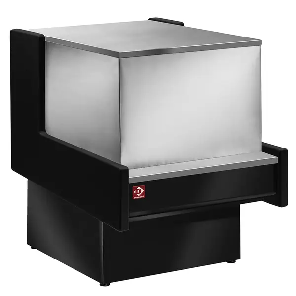 Kassasectie | VERONA | Zwart | 700x980x487/915(h)mm