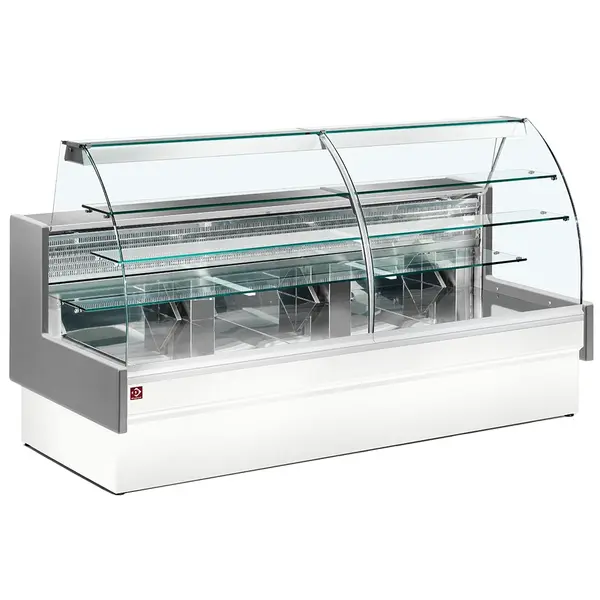 Gebak-/Patisseriekoeltoonbank | VERONA | Ladensysteem | +4°C/+6°C | Statisch | Kantelruit | 1400x980x1237(h)mm