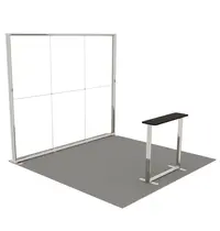 Luxus Beursstandset | LUMIX™ | LED-Frame + LED-Counter | ±9m² | Modulair | 3000x3000mm 