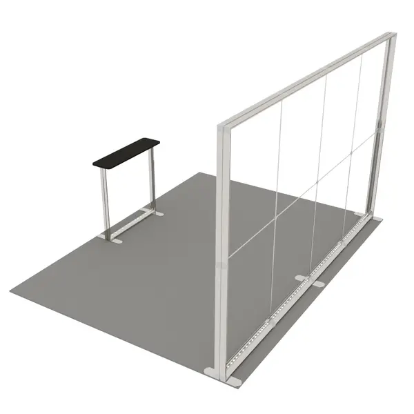 Beursstandset | LUMIX™ | LED-Frame + LED-Counter | ±12m² | Modulair | 4000x3000mm