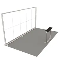 Luxus Beursstandset | LUMIX™ | LED-Frame + LED-Counter | ±15m² | Modulair | 5000x3000mm