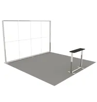 Luxus Beursstandset | LUMIX™ | LED-Frame + LED-Counter | ±16m² | Modulair | 4000x4000mm