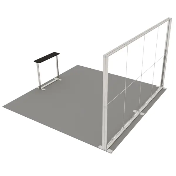 Beursstandset | LUMIX™ | LED-Frame + LED-Counter | ±16m² | Modulair | 4000x4000mm