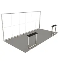 Luxus Beursstandset | LUMIX™ | LED-Frame + 2 LED-Counters | ±18m² | Modulair | 6000x3000mm