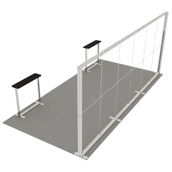 Beursstandset | LUMIX™ | LED-Frame + 2 LED-Counters | ±18m² | Modulair | 6000x3000mm