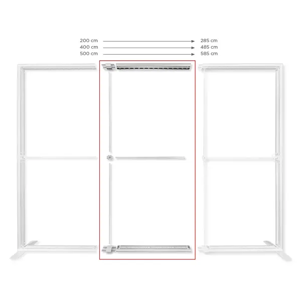 Horizontaal Verlengset | LUMIX™ | Incl. Draagtas | 850mm